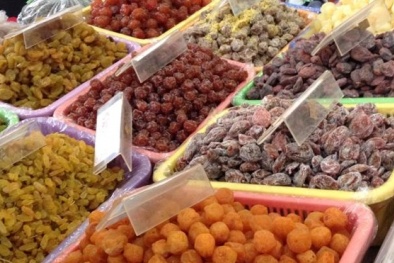 Cẩn thận mứt, kẹo không rõ xuất xứ